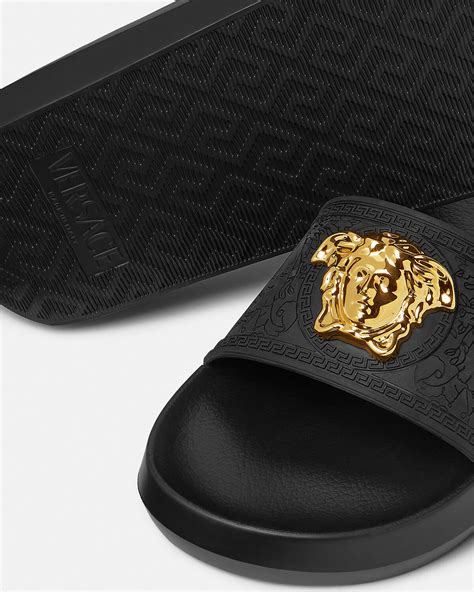 are versace slides comfortable|versace logo slides.